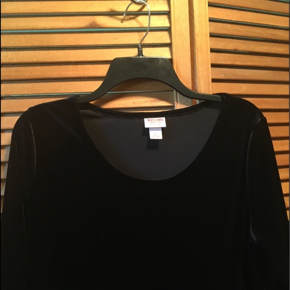 Mission Black Velour Stretchy Dress - Picture 5 of 8